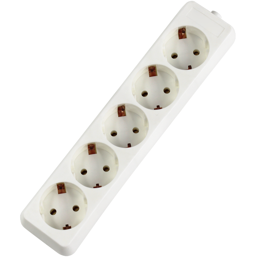 Surge protector vs power strip - European power strip without switch